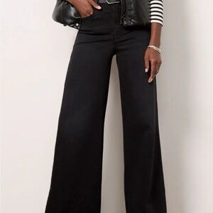 Good American Black Flare & Wide Leg Jeans
